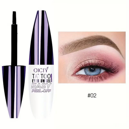 The last day: 72% OFF🧚Easy Peel-Off Eyebrow Gel-Waterproof &Sweatproof, Long-Lasting Black or Brown TattooTint, Film Forming, Medium Coverage for All SkinTypes