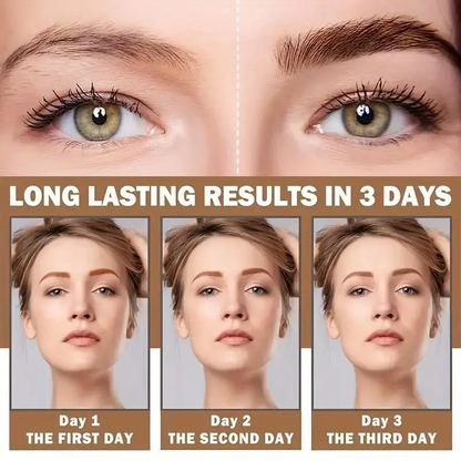 The last day: 72% OFF🧚Easy Peel-Off Eyebrow Gel-Waterproof &Sweatproof, Long-Lasting Black or Brown TattooTint, Film Forming, Medium Coverage for All SkinTypes