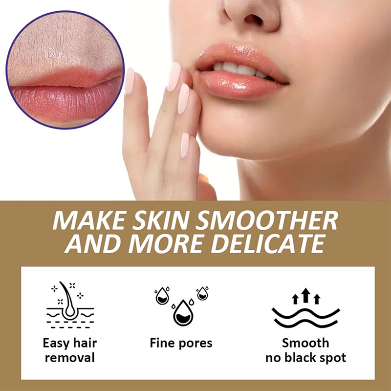 The Last Day: 60%OFF🪶Coconut Oil Facial Hair Removal Cream - Gentle Lip Hair Removal
