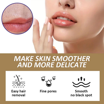 The Last Day: 60%OFF🪶Coconut Oil Facial Hair Removal Cream - Gentle Lip Hair Removal